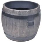 Roto Bolero XL Hordó mintájú virágültető dézsa 47x51 cm (6663R - 6663)