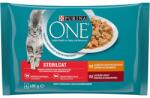 PURINA ONE STERILCAT csirke és marha szaftban 12 x 85 g