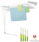 CASABRIKO 67916 fali ruhaszárító, 160 cm széles, 9, 6 méter szárítóhuzallal, Roma (67916) Ruhaszárító