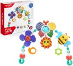 Huanger Happy World: Cuki állatok kiságyra rögzíthető játékhíd (MKP876583)