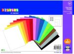 Playbox PlayBox: Színes kartonpapír szett többféle méretben 195 db-os (2471194) - innotechshop