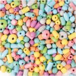 Playbox PlayBox: Fa gyöngyök pasztell színekben 250g-os csomag (2470817) - innotechshop