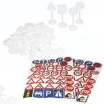 Playbox PlayBox: KRESZ jelzőtáblák matricákkal (2471546) - innotechshop