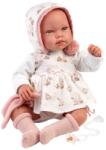 Llorens Llorens: Tala Llorana 44cm-es újszülött baba hanggal kapucnis ruhában (84468) - innotechshop