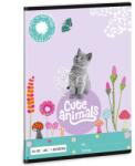 Ars Una Ars Una: Cute Animals - Kitten cicás 1. osztályos vonalas füzet A/5 (53583680) - innotechshop