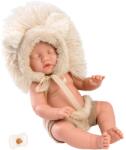 Llorens Llorens: Fiú csecsemő baba 31cm-es oroszlános sapkában (63203L)