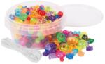 Playbox PlayBox: Átlátszó, különböző formájú és méretű fűzhető gyöngyök 180db (2472351) - innotechshop