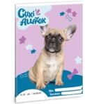 Ars Una Ars Una: Cuki állatok - Francia bulldog 1. osztályos vonalas füzet A/5 (53584267)