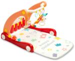 Caretero Toyz premergător pentru copii 2 în 1 cu suport muzical Caretero Toyz - Roz (TOYZ-2006)