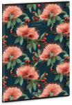 Ars Una Ars Una: Flowery Green extra kapcsos kockás füzet A/4 (53124197)