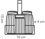 Tescoma CLASSIC Só-, bors-, fogvájótartó készlet (654022.00) - pepita