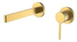 AREZZO design Elegant fali mosdócsaptelep, szálcsiszolt arany AR-8095BG (AR-8095BG) - szaniteronline