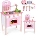ECOTOYS fa Játékkonyha kiegészítőkkel 8db (HM232570)
