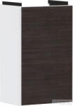 Hansgrohe XEVOLOS E 57, 5x34x24, 5 cm-es 1 ajtós, balos fali szekrény mosdó nélkül, matt/sötét tölgy 54166730 (54166730)