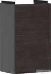 Hansgrohe XEVOLOS E 57, 5x34x24, 5 cm-es 1 ajtós, balos fali szekrény mosdó nélkül, matt palaszürke/sötét tölgy 54168730 (54168730)