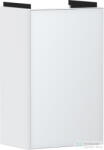 Hansgrohe XEVOLOS E 57, 5x34x24, 5 cm-es 1 ajtós, balos fali szekrény mosdó nélkül, matt/metálfehér 54166320 (54166320)