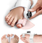 Tech Love Corector de Monturi Tech Love, pentru Repozitionare Deget mare la Picioare si Hallux Valgus, Ajustabil, Alb (EA-055)