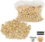  Natúr fagolyó 15mm 800db/csomag - OKOSÁR!