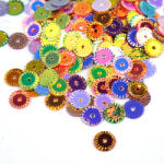  Színes flitter - fogaskerék, 3g