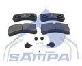 SAMPA set placute frana, frana disc SAMPA 096621 (096621)