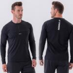 NEBBIA - Hosszú ujjú fitness felső férfi 329 (black) (XL) - NEBBIA
