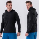 NEBBIA - Férfi hosszú ujjú kapucnis póló 330 (black) (M) - NEBBIA