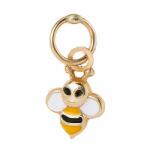 Bebe Gold Pandantiv din Aur 14K in forma de Albinuta cu Email pentru Copii si Fetite
