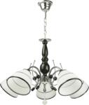  Lustra Dorya Alb cu Negru 5xE27 60W