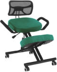 Kondela Scaun ergonomic in genunchi RUFUS Culoare: verde