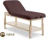 Fabulo Pat de masaj fix Fabulo SPA Lux V2 Set Culoarea tapițeriei: ciocolată, Lățimea șezlongului: 81 cm