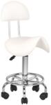 BeautyOne Şa scaun cosmetic cu spatar BeautyOne Culoare: alb