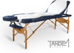 TANDEM Masa de masaj pliabila TANDEM Profi W3D DUO Culoare: alb-albastru