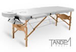 TANDEM Masa de masaj pliabila TANDEM Profi W2D Culoare: alb