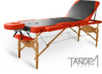 TANDEM Masa de masaj pliabila TANDEM Profi W3D DUO Culoare: negru-portocaliu
