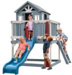 Backyard Discovery Beacon Heights Playhouse със синя пързалка, пясъчник и веранда (B2102323)
