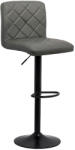  Scaun bar tapitat din ecopiele ABS 147 gri
