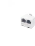 Use Bliszter TS 16-2WH/X Tel. elosztó, 6P4C, 1d-2a, fehér