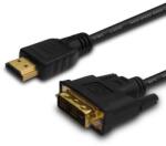 SAVIO CL-139 video átalakító kábel 1, 8 M DVI-A HDMI A-típus (Standard) Fekete (SAVIO CL-139)