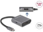 Delock 87867 videó elosztó HDMI/DisplayPort 1x HDMI + 2x DisplayPort (87867)