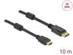 Delock 85960 video átalakító kábel 10 M HDMI A-típus (Standard) DisplayPort Fekete (85960)