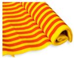 Jolly Krepp-papír Jolly 50x200 cm 28g/m2 sárga piros csíkos (p9120-0545)