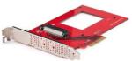 StarTech StarTech. com PEX4SFF8639U3 csatlakozókártya/illesztő Belső U. 3 (PEX4SFF8639U3)