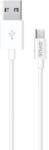 Elmak Savio CL-124 USB kábel USB 2.0 2 M USB A Micro-USB B Fehér (CL-124)