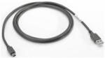 Zebra USB client communication cable USB kábel 2 M Fekete (25-68596-01R)