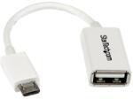 StarTech StarTech. com UUSBOTGW USB kábel USB 2.0 0, 127 M Micro-USB B USB A Fehér (UUSBOTGW)