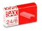 SAX Tűzőkapocs, 24/6, cink, SAX (isak246) - irodaszer