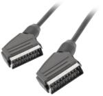 Lanberg CA-EUEU-10CC-0018-BK SCART kábel 1, 8 M SCART (21-pin) Fekete (CA-EUEU-10CC-0018-BK) - easy-shop
