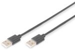 ASSMANN AK-300101-018-S USB kábel USB 2.0 1, 8 M USB A Fekete (AK-300101-018-S) - easy-shop