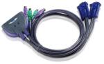 ATEN CS62S 2-Port PS/2 0.9m Kábeles KVM Switch (CS62S-AT)
