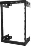 StarTech StarTech. com RK15WALLO állvány 15U Falra szerelhető állvány Fekete (RK15WALLO)